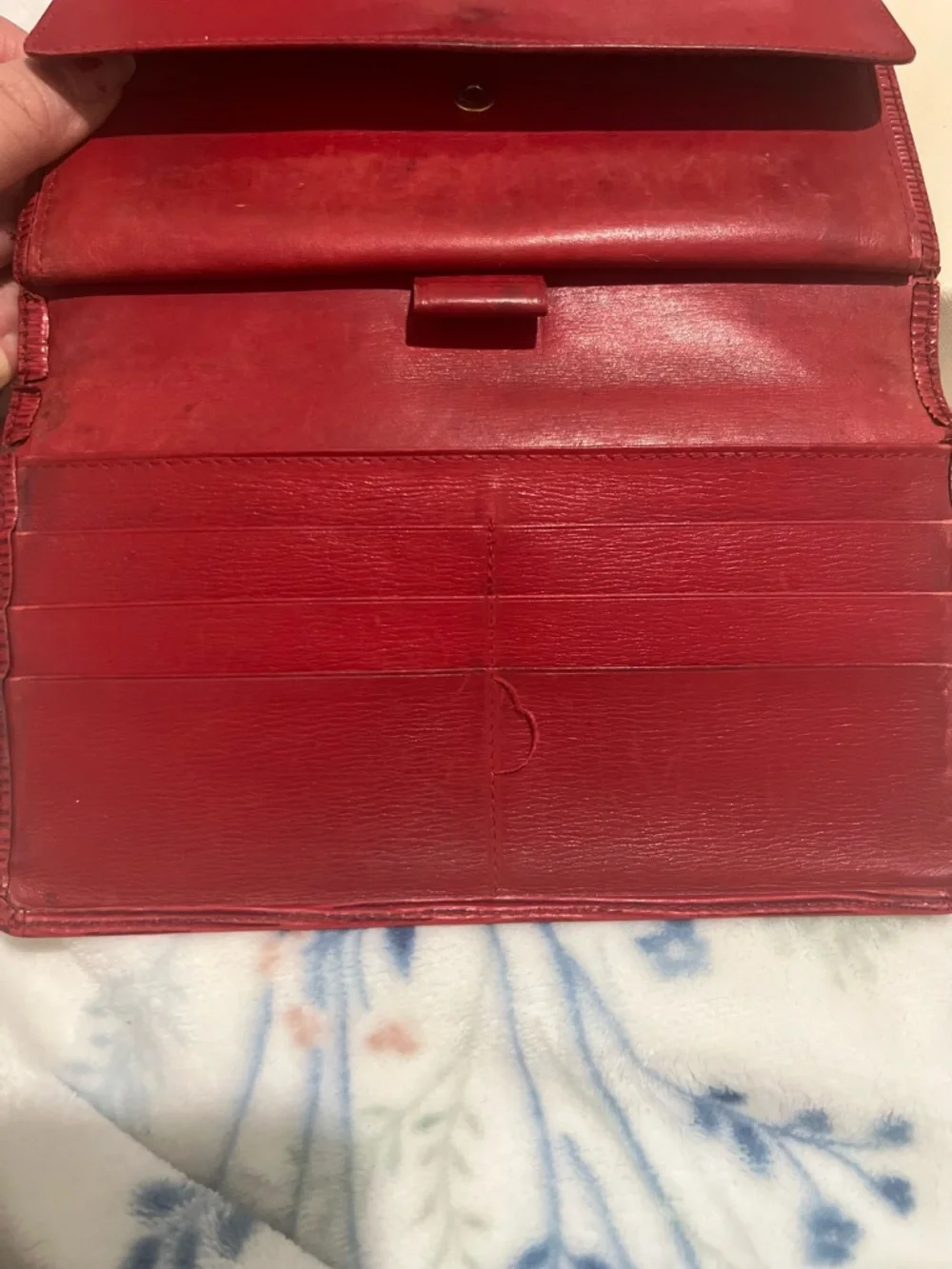 Louis Vuitton Red Epi Leather Wallet - Picture 11 of 12